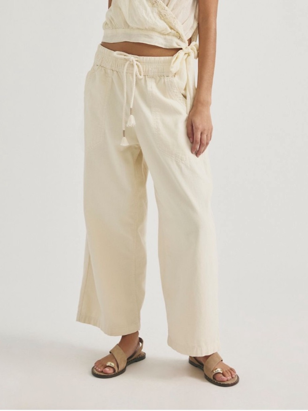 Free People Easy Peasy Pull on pants like new worn once